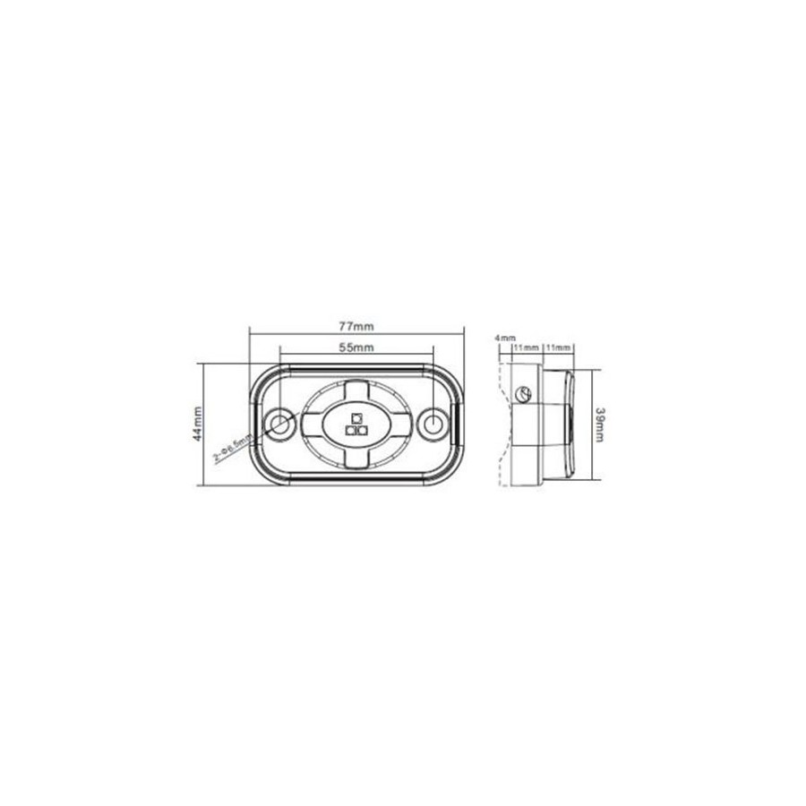 RackLight L1 | Scheinwerfer / Umgebungslicht 9W - mit Halter  für SpaceRack Dachträgersystem