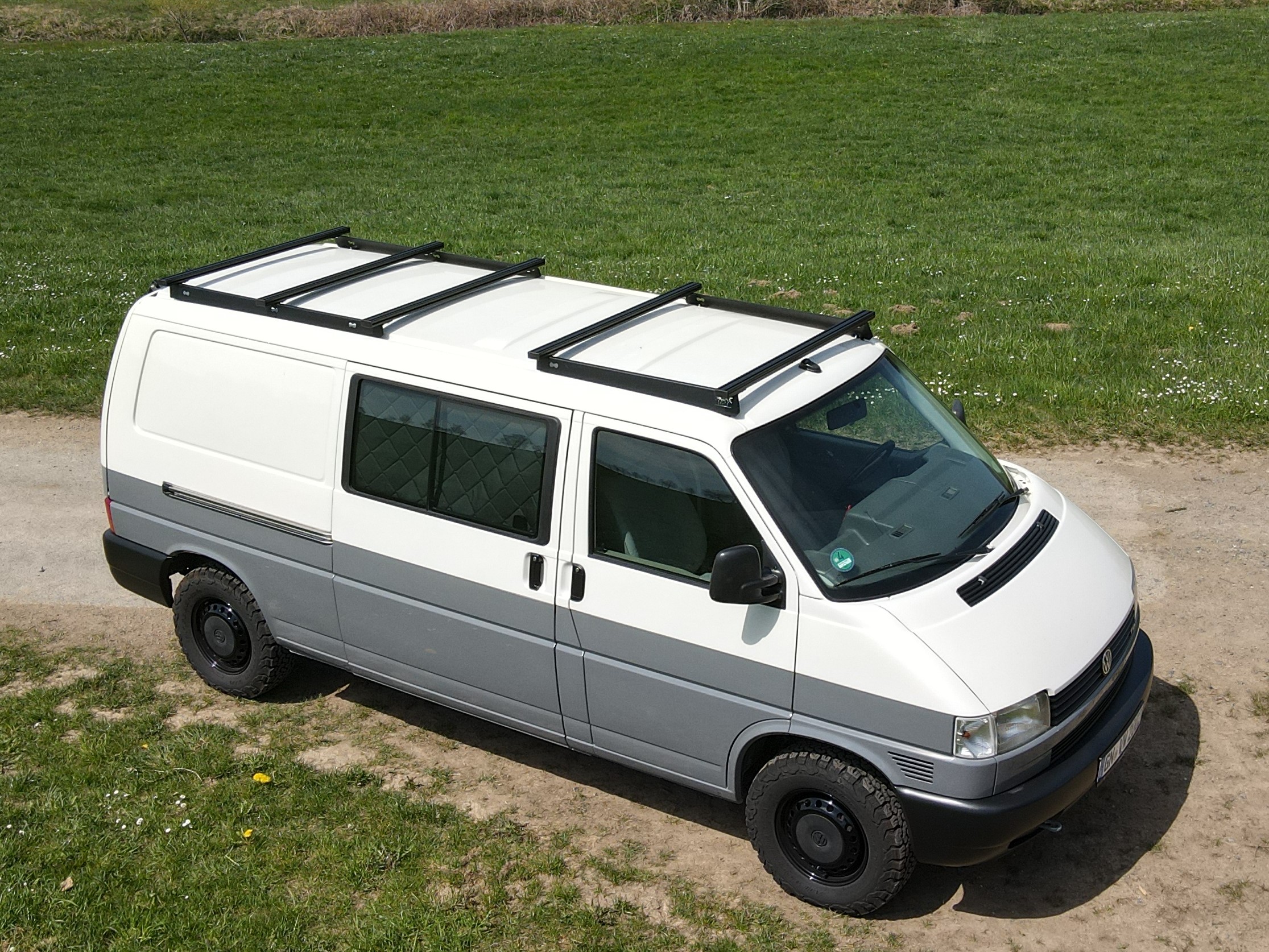 Dachträgersystem VW T4 | SpaceRack - lang - Basic - Vollträger 