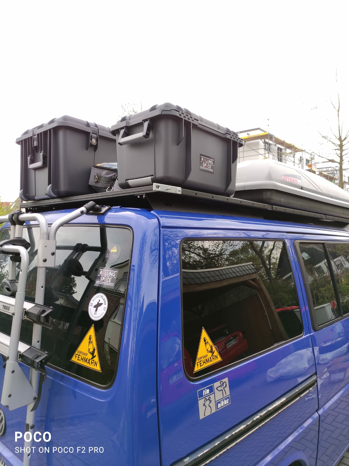 Dachträgersystem VW T4 | SpaceRack - kurz - Standard - Vollträger 