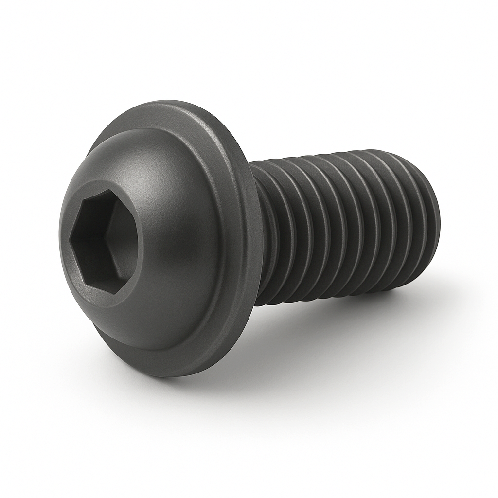 Linsenkopfschraube M8 x 12 mm schwarz | BLACK EDITION | 20 Stück