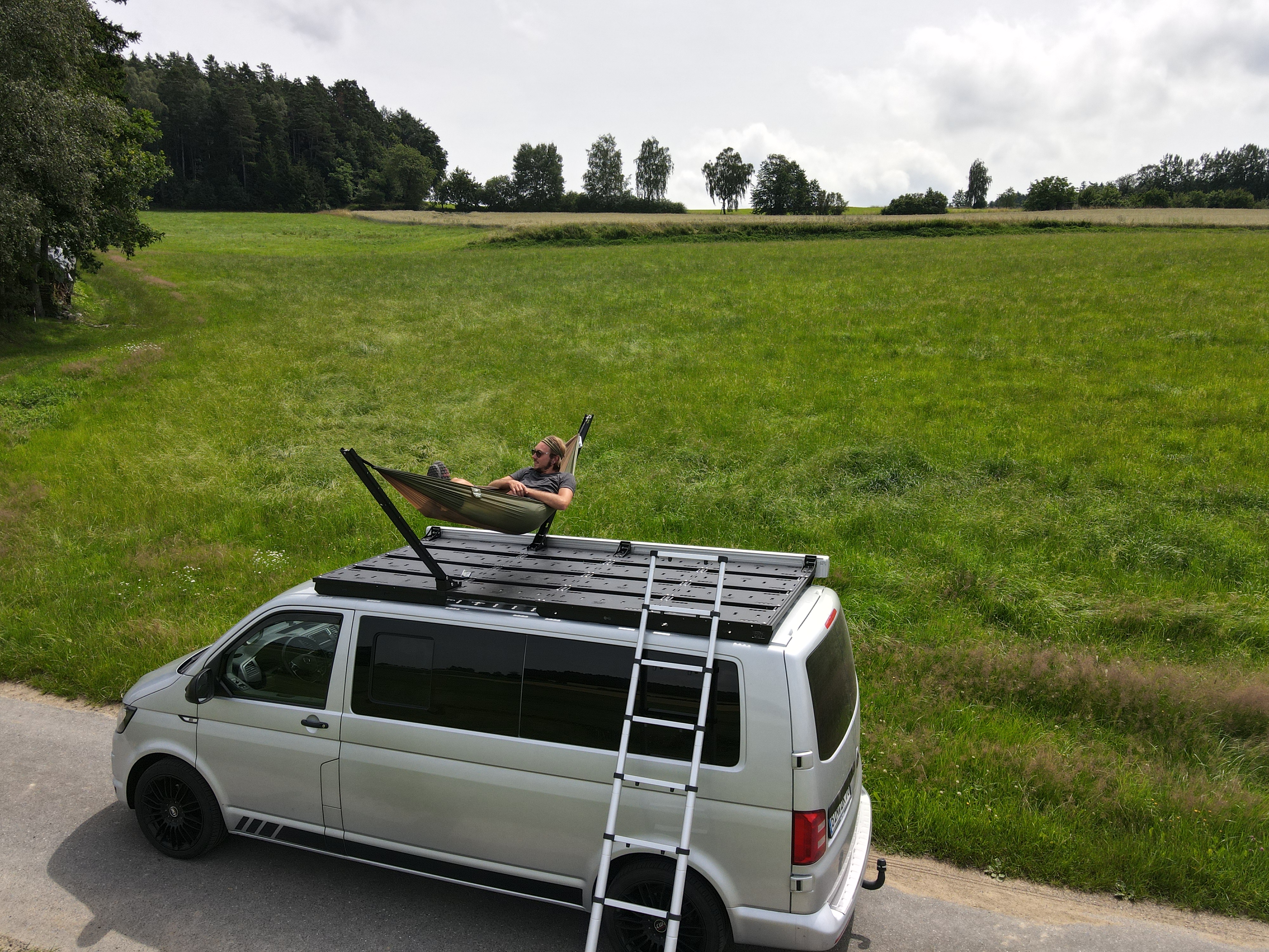 Dachträgersystem VW T5 T6 | SpaceRack - kurz - Fixpunkte - Standard - Vollträger 