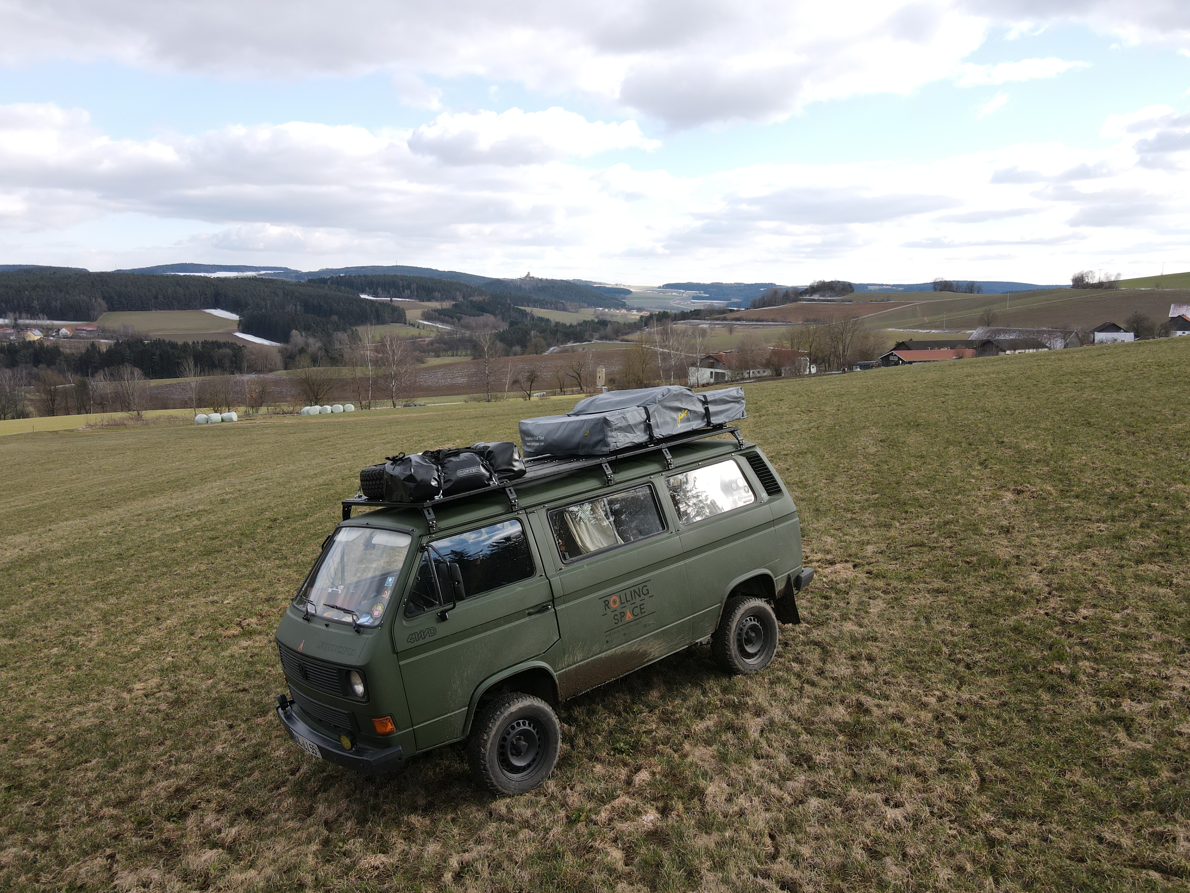 Dachträger VW T3 - SpaceRack modular | ultraflach | robust - L3 - Standard