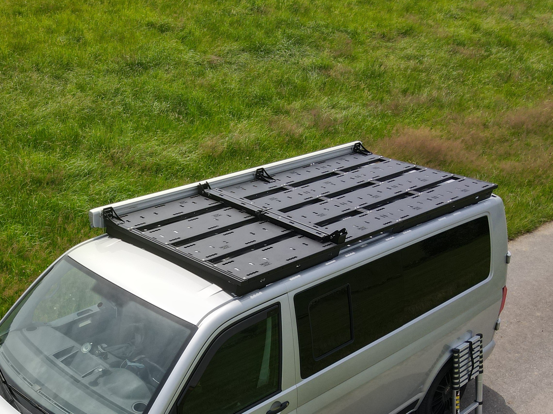 Dachträgersystem VW T5 T6 | SpaceRack - kurz - Fixpunkte - Standard - Vollträger 
