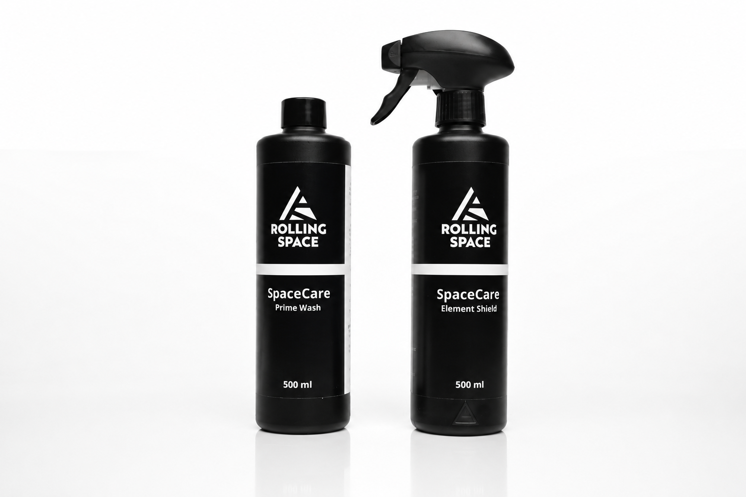 SpaceCare Reinigungs- & Pflegeset | Prime Wash Shampoo 500 ml + Element Shield 500 ml