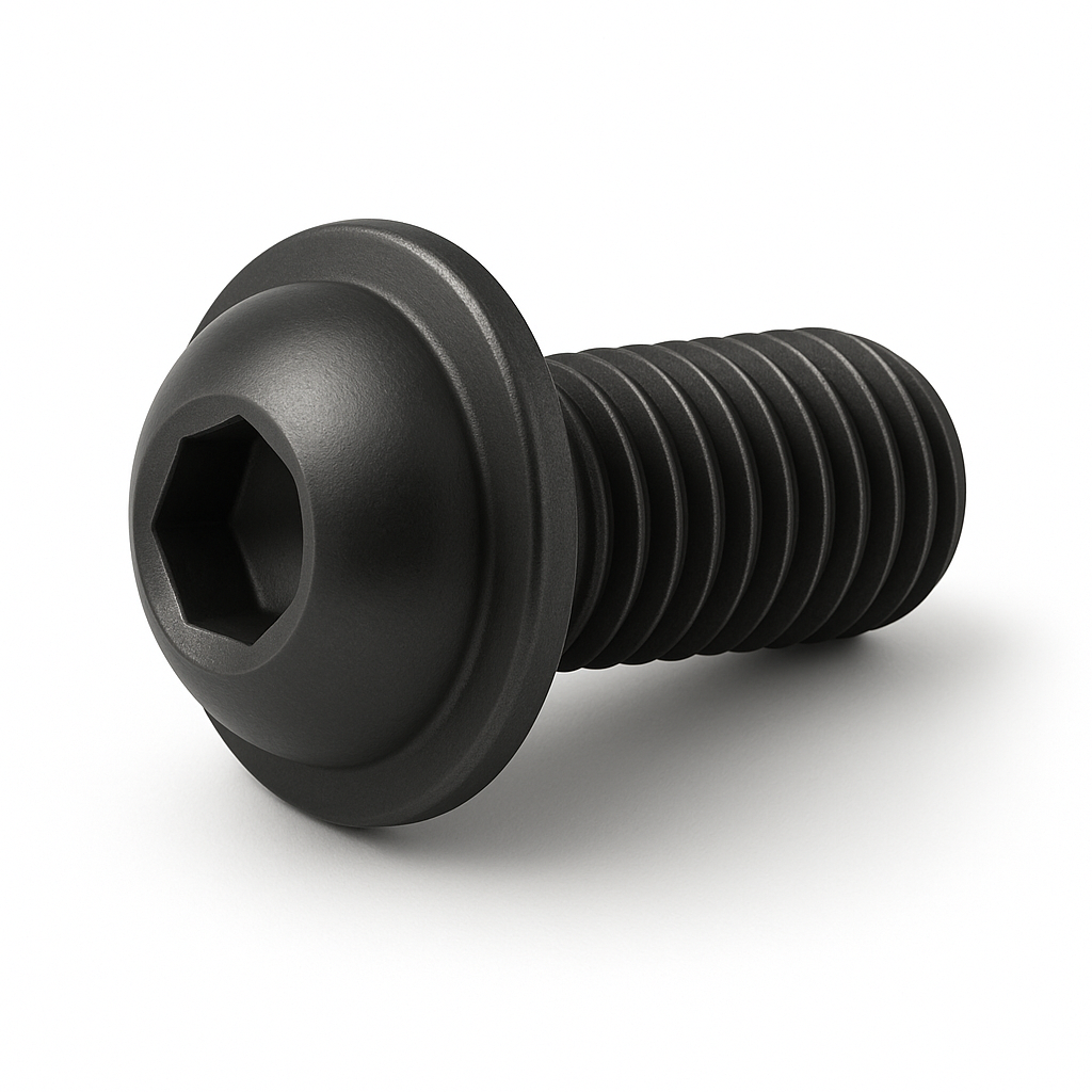 Linsenkopfschraube M8 x 12 mm schwarz | BLACK EDITION | 20 Stück