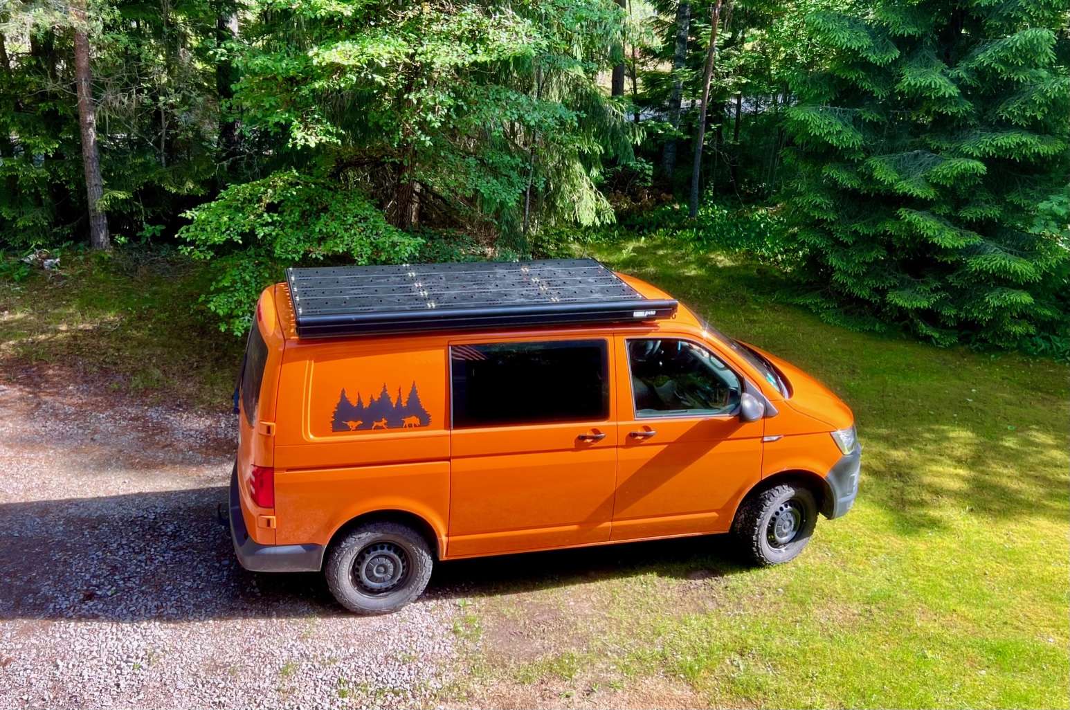 Dachträgersystem VW T5 T6 | SpaceRack - kurz - Fixpunkte - Standard - Vollträger Dachträgersystem VW T5 T6 | SpaceRack - kurz - Fixpunkte - Standard - Vollträger