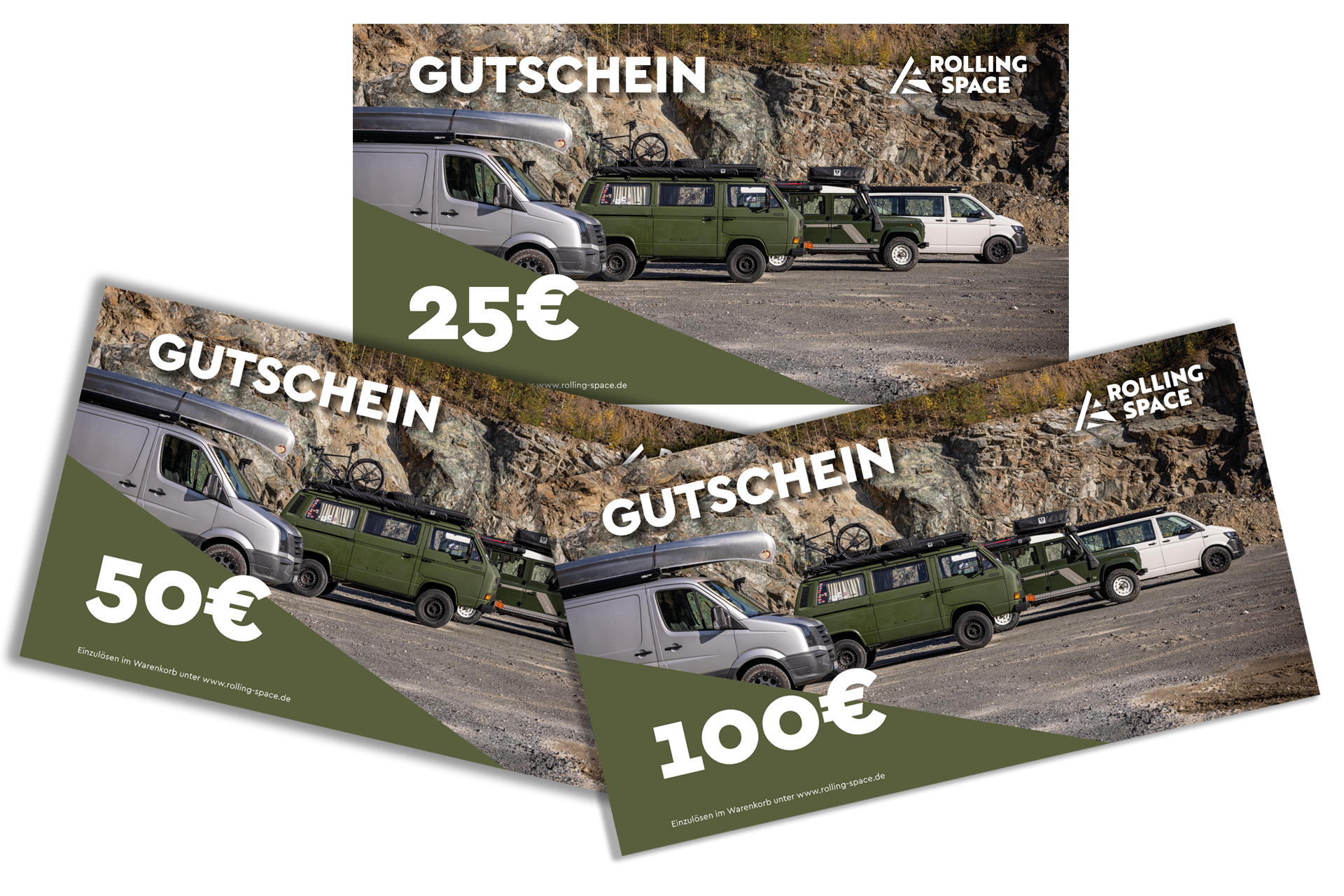 Gutschein 25€ - 1000€ - 50€
