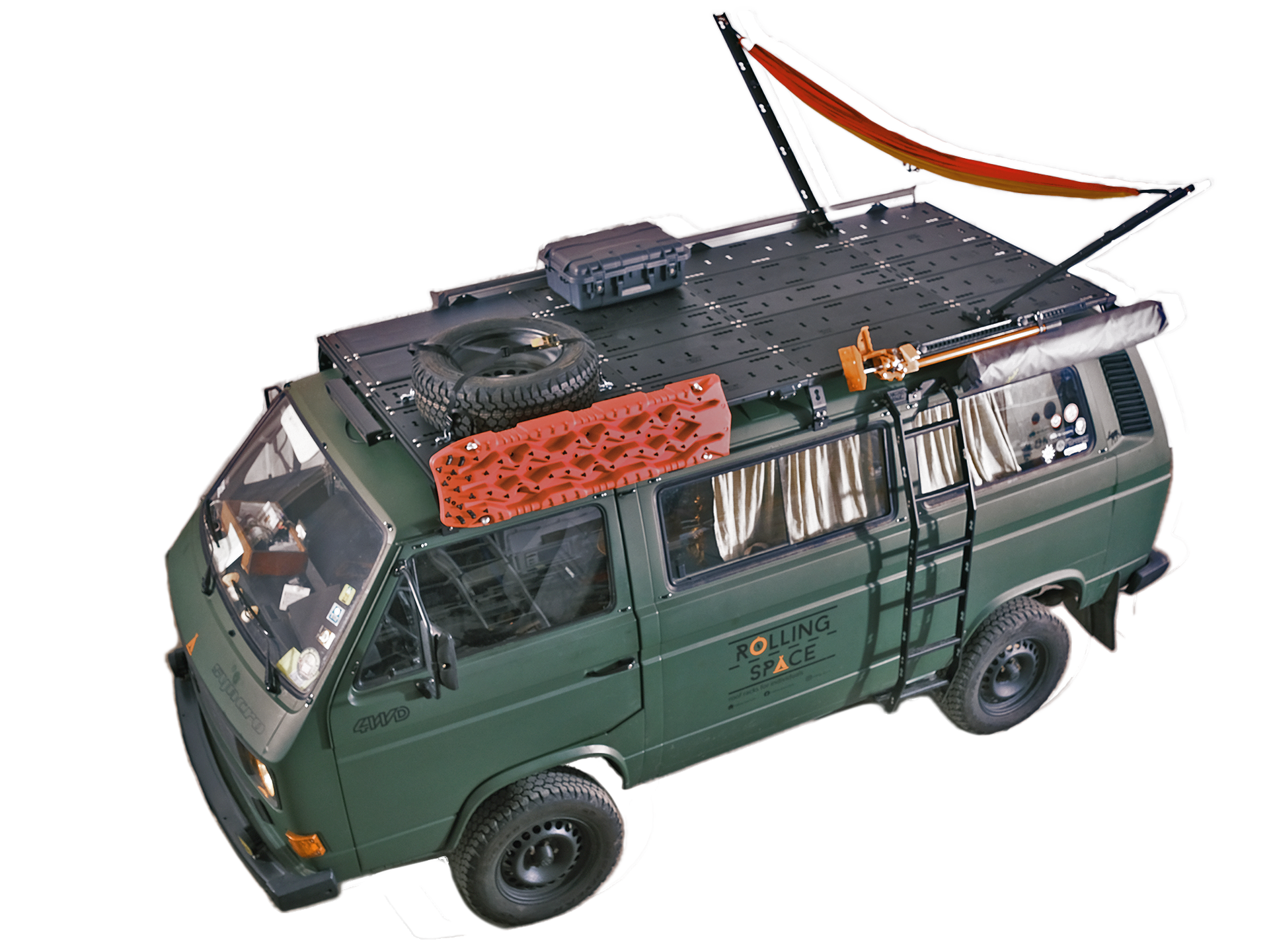 Dachträger VW T3 - SpaceRack modular | ultraflach | robust - L4 - Extended