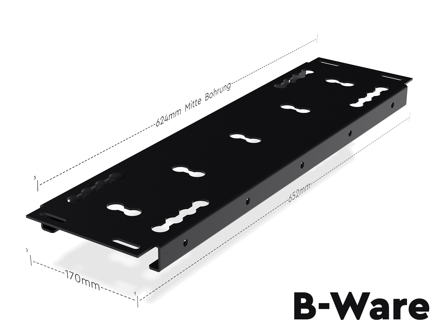 Modulplatte | SpacePlate | 652x170 - B-Ware